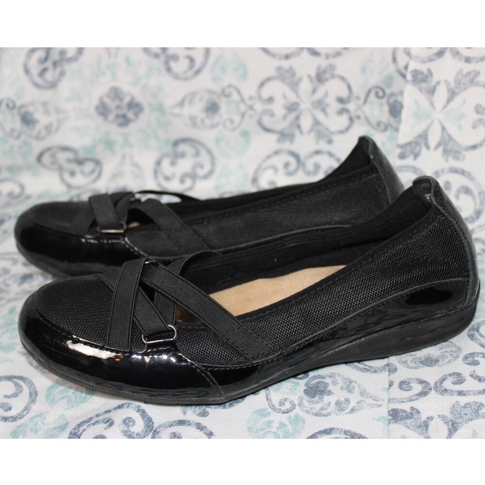 Earth Spirit Gelron Black Patent Leather Shoes-Women's Size 9 US